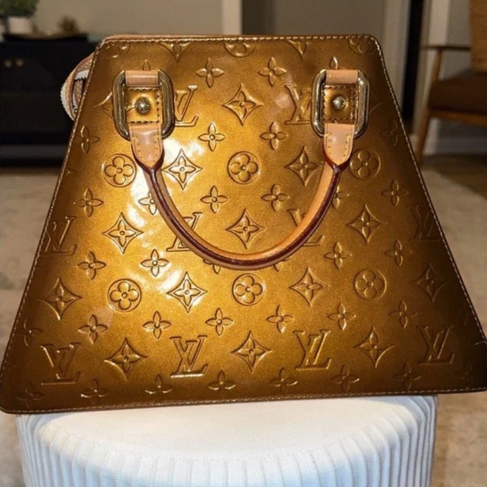 Louis Vuitton Metallic Gold Satchel